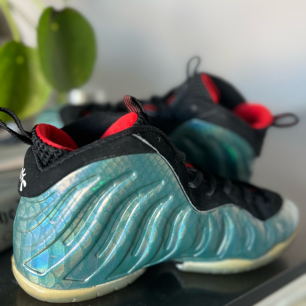 Size 3Y- Nike Air Foamposite One Premium Gone Fishing 2015